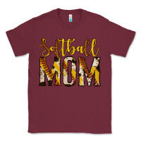 Burgundy softball mom Classic Tee - Jasminsmagicworld