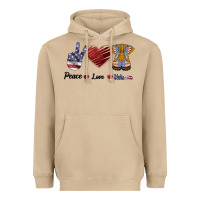 Mushroom Peace Love Veteran Heavyweight Hoodie - Bettercallsaul