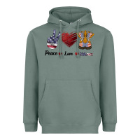Sage Peace Love Veteran Heavyweight Hoodie - Bettercallsaul