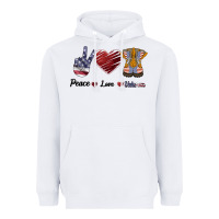 White Peace Love Veteran Heavyweight Hoodie - Bettercallsaul