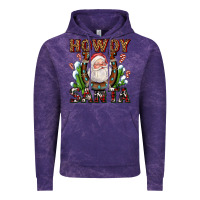 Cloud Purple howdy santa Vintage Hoodie - AdoDesignShop