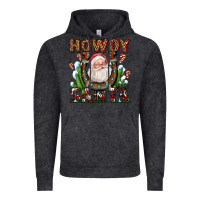 Vintage Black howdy santa Vintage Hoodie - AdoDesignShop