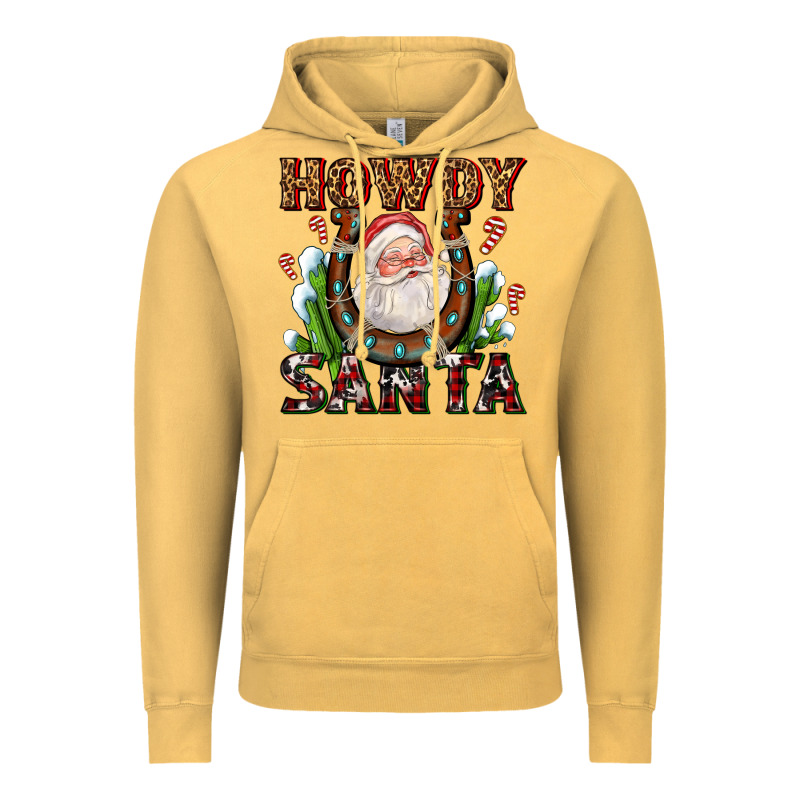 Howdy Santa Vintage Hoodie by AdoDesignShop | Teevron