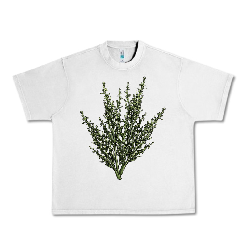 Botanical Sagebrush Illustrations Urban Heavy Tee by LillyAllenDesigns | Teevron