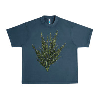 Midnight Navy Botanical Sagebrush Illustrations Urban Heavy Tee - LillyAllenDesigns