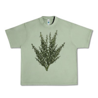 Oil Green Botanical Sagebrush Illustrations Urban Heavy Tee - LillyAllenDesigns