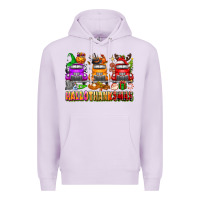 Lilac Hallothanksmas trucks Premium Hoodie - texasbilliewilder