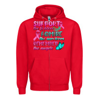 Red Support The Lighters Admire The Survivors Remember The Angels Zipper Hoodie - BundleAndBundleShop