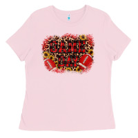 Bubblegum Pink game day football Ladies Tee - JahusDesignShop