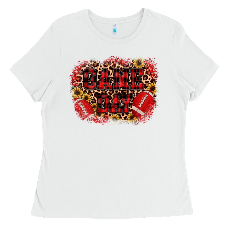 Game Day Football Ladies Tee by JahusDesignShop | Teevron