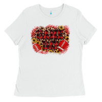 White game day football Ladies Tee - JahusDesignShop