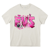 Cream Environmental Services Breast Cancer Heavy Core Tee - texasbilliewilder