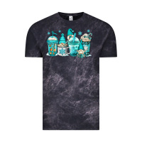 Cloud Black winter christmas gnomes coffee cups Vintage Tee - Jasminsmagicworld