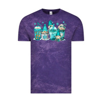 Cloud Purple winter christmas gnomes coffee cups Vintage Tee - Jasminsmagicworld