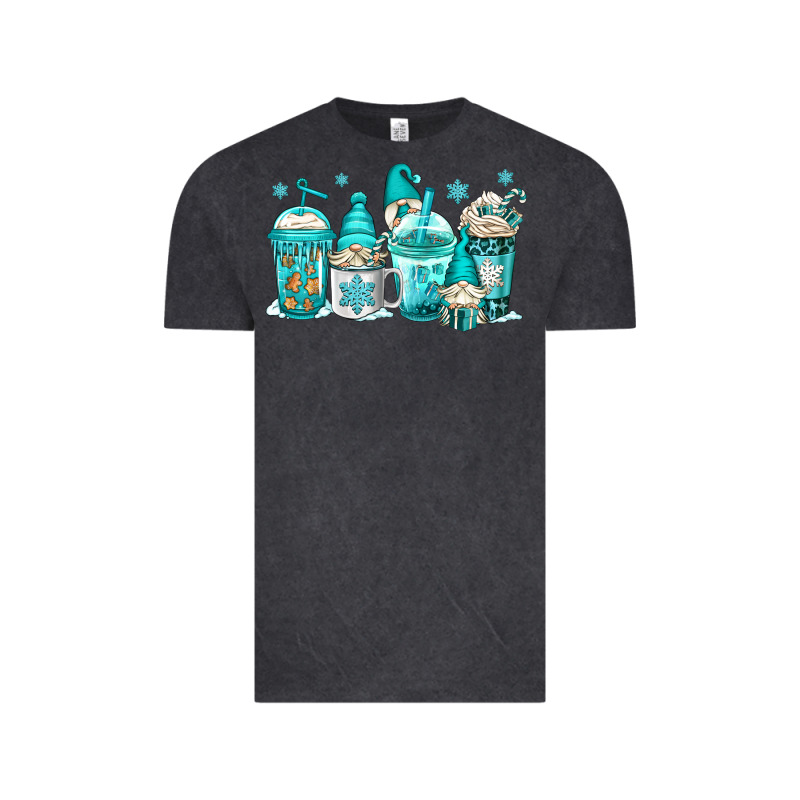 Winter Christmas Gnomes Coffee Cups Vintage Tee by Jasminsmagicworld | Teevron