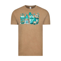 Vintage Coffee winter christmas gnomes coffee cups Vintage Tee - Jasminsmagicworld