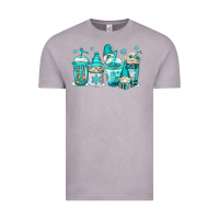 Vintage Zinc winter christmas gnomes coffee cups Vintage Tee - Jasminsmagicworld