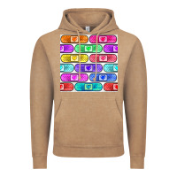 Vintage Coffee plaster seamless pattern Vintage Hoodie - BundleAndBundleShop