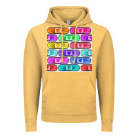 Vintage Mustard plaster seamless pattern Vintage Hoodie - BundleAndBundleShop