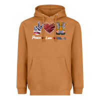 Meerkat Peace Love Veteran Heavyweight Hoodie - Bettercallsaul
