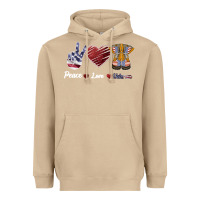 Mushroom Peace Love Veteran Heavyweight Hoodie - Bettercallsaul