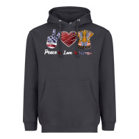 Smoke Peace Love Veteran Heavyweight Hoodie - Bettercallsaul