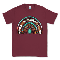 Burgundy western rainbow Classic Tee - Jasminsmagicworld