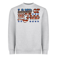 Land Of The Free America Heavyweight Sweatshirt | Teevron