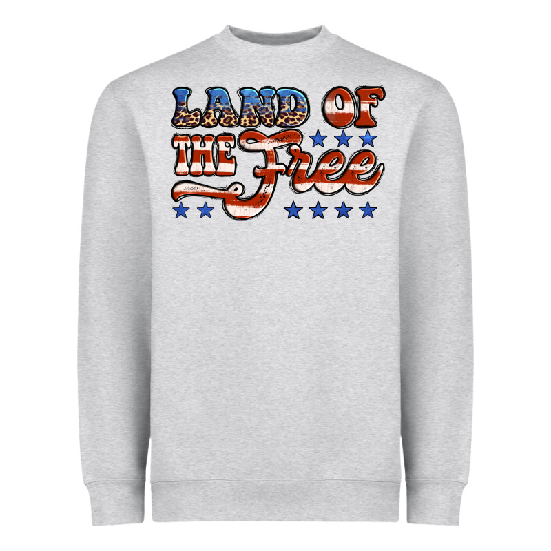 Land Of The Free America Heavyweight Sweatshirt by Jasminsmagicworld | Teevron