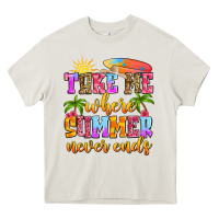 Cream take me where summer never ends Heavy Core Tee - Zillion Design Studio