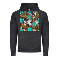 Vintage Arctic western turquoise seamless pattern Vintage Hoodie - BundleAndBundleShop