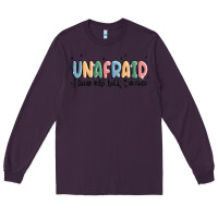 Plum unafraid Long Sleeve Tee - MaliasSmallBusiness