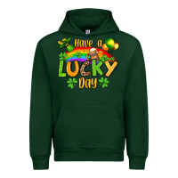 Forest Green St. Patrick's Have a lucky day Urban Hoodie - OliviaCreatesArt