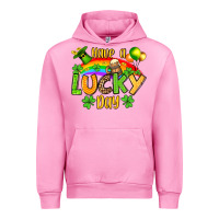 Fuchsia Pink St. Patrick's Have a lucky day Urban Hoodie - OliviaCreatesArt