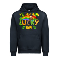 Navy St. Patrick's Have a lucky day Urban Hoodie - OliviaCreatesArt