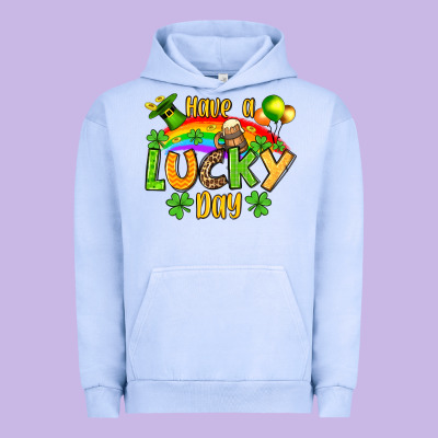 St. Patrick's Have A Lucky Day Urban Hoodie Designed By Oliviacreatesart
