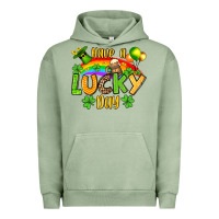 Pigment Oil Green St. Patrick's Have a lucky day Urban Hoodie - OliviaCreatesArt
