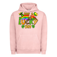 Pigment Salmon St. Patrick's Have a lucky day Urban Hoodie - OliviaCreatesArt