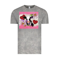 Cloud Rock lotus heart cow valentine Vintage Tee - AdoDesignShop