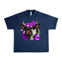 Navy halloween roses cow Urban Heavy Tee - Jasminsmagicworld