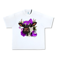 Halloween Roses Cow Urban Heavy Tee | Teevron
