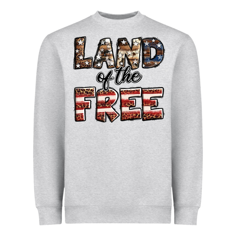 Land Of The Free America Western Pattern Heavyweight Sweatshirt by Jasminsmagicworld | Teevron