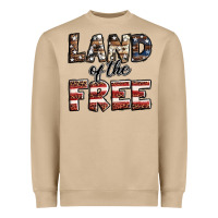 Mushroom Land of the free America western pattern Heavyweight Sweatshirt - Jasminsmagicworld