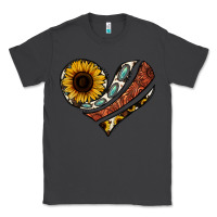 Smoke western sunflower cowhide  heart Classic Tee - Jasminsmagicworld