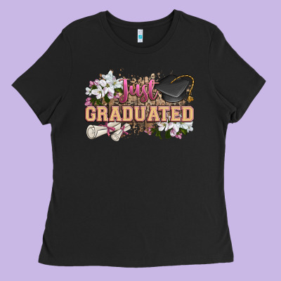 Just Graduated Ladies Tee Designed By Zillion Design Studio