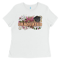 White just graduated Ladies Tee - Zillion Design Studio