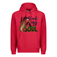 Cardinal Black my soul Premium Hoodie - NancyCooperArtShop