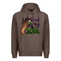Coffee Black my soul Premium Hoodie - NancyCooperArtShop