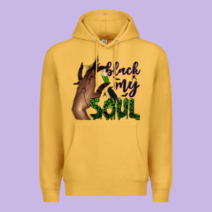 Black My Soul Premium Hoodie Designed By Nancycooperartshop