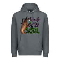 Rock Black my soul Premium Hoodie - NancyCooperArtShop